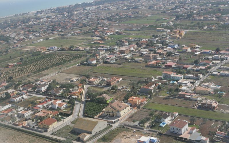 Figura 1. Imagen aérea de la marjal de Castelló. Fuente: Ajuntament Castelló.